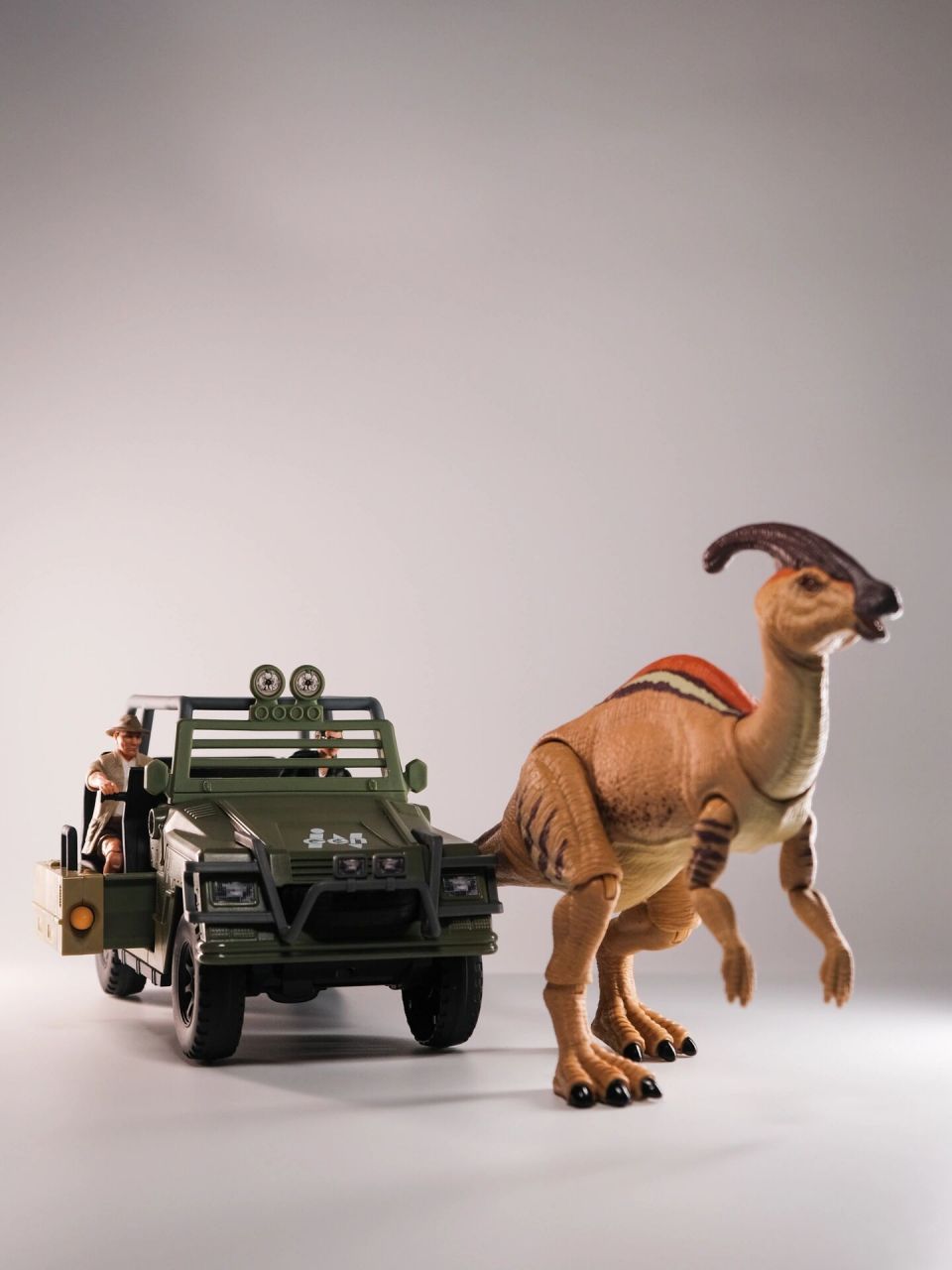 戴帽子的恐龙:副栉龙 是副栉龙不是副节龙噢!