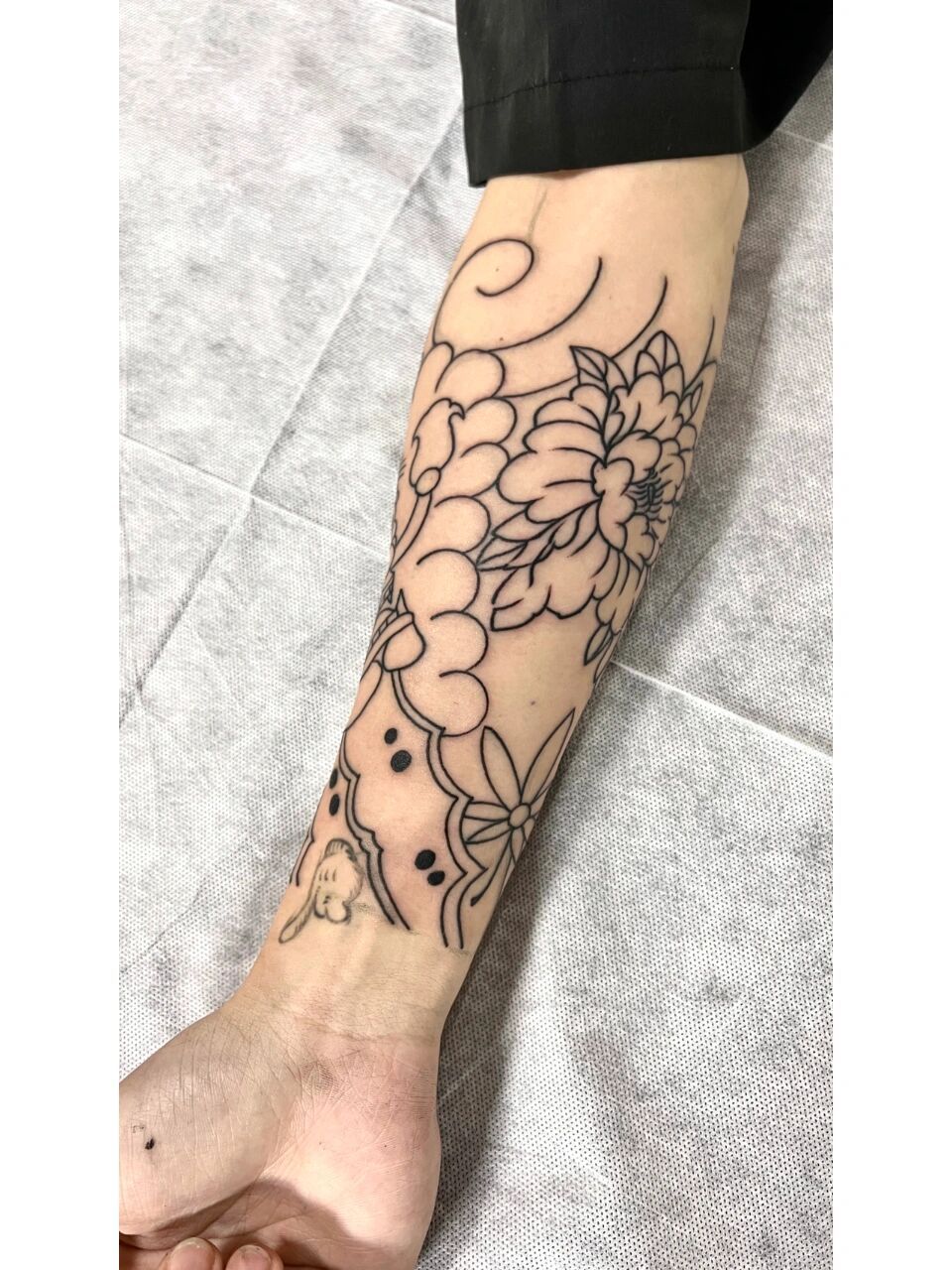 老传统包小臂纹身 老传统包小臂
