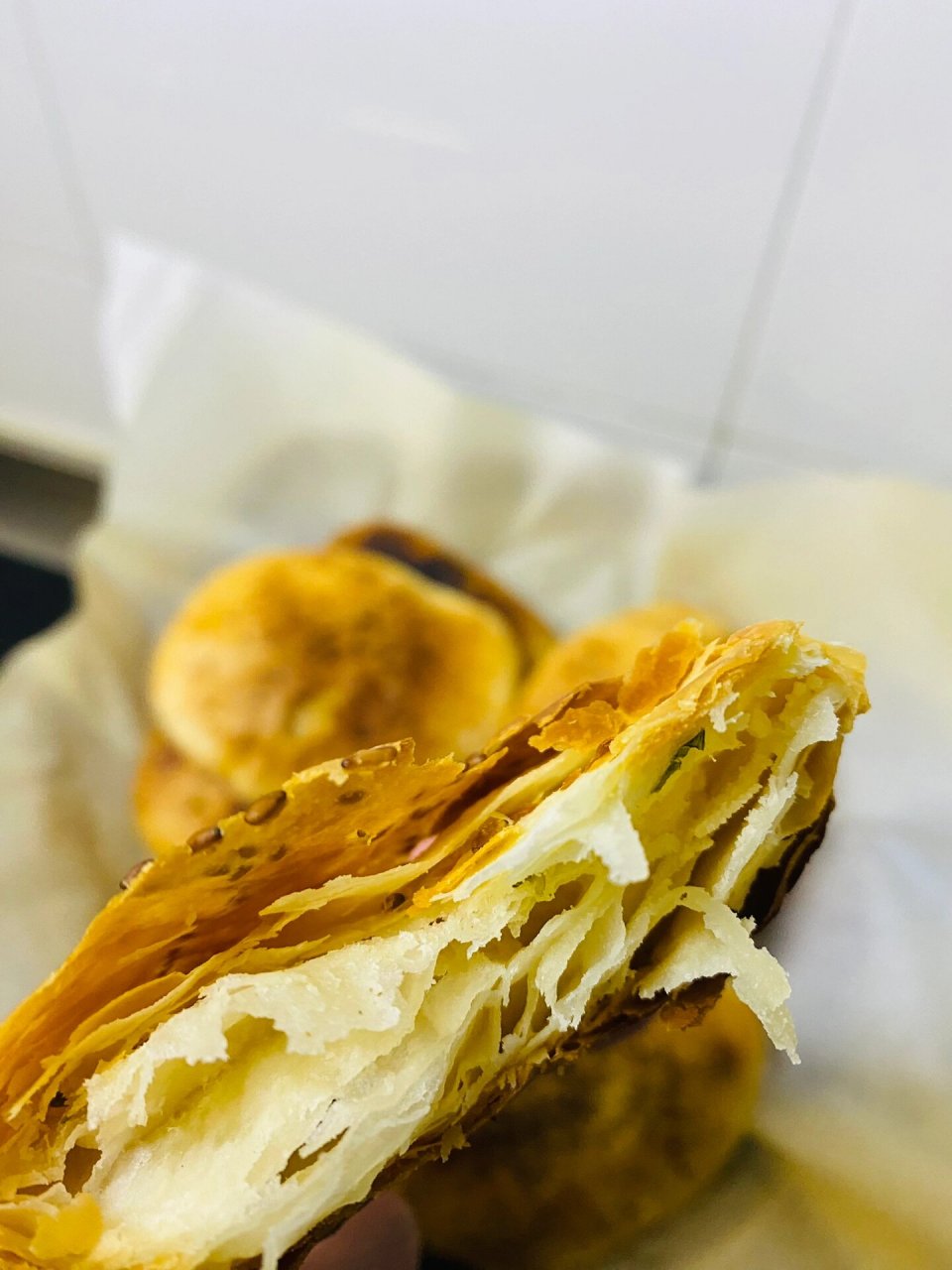 超级香的鸭油烧饼,太美味了,五星推荐  	 要过 了 买了一只 ,回来后