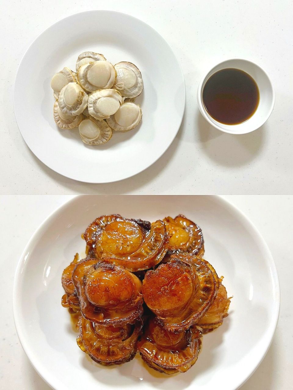 世界万物皆可照烧扇贝肉也不例外! 讲真,我已经等不及干饭了