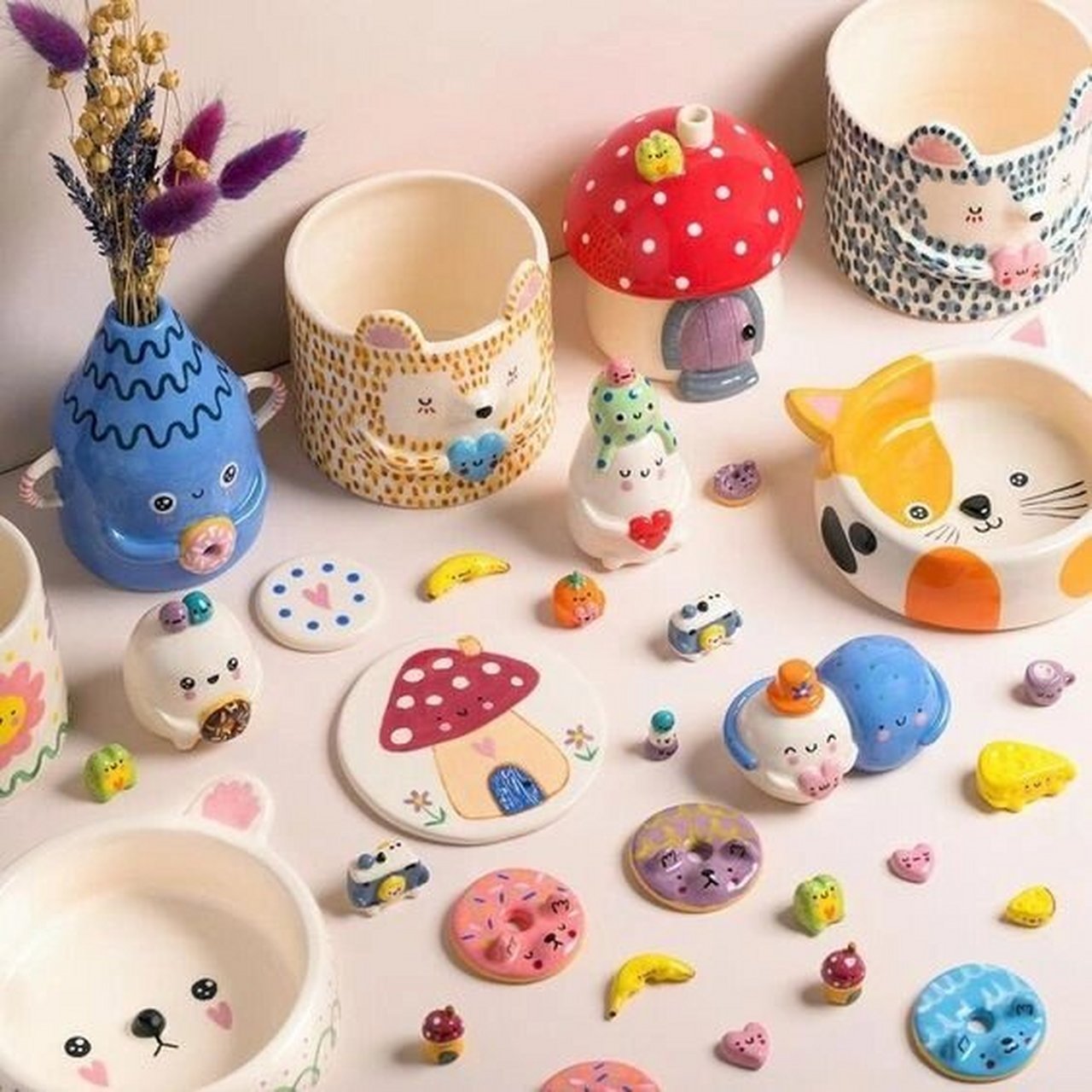 手作分享‖石塑粘土小摆件分享 from:pinterest (9/365) 石塑粘土