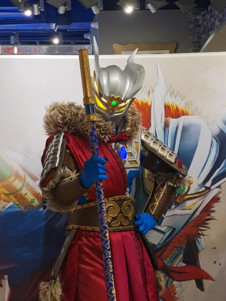 赛罗奥特曼孙悟空战袍形态杭州见面会 20220226杭州哈姆雷斯·奥特曼