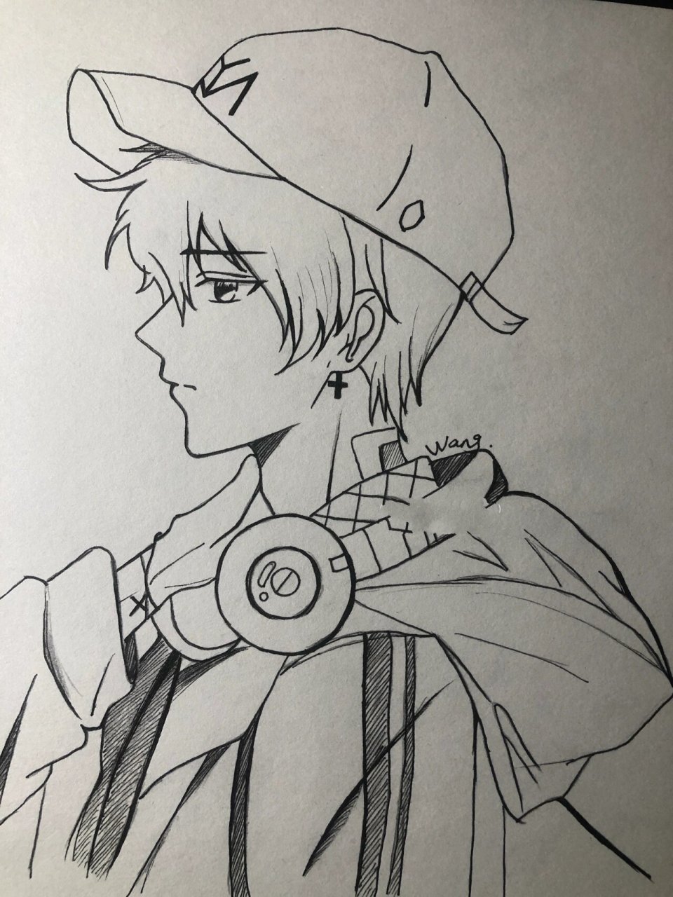 [简笔画教程61手绘男孩](详细过程图) 临摹出处:做一个决定,并不难