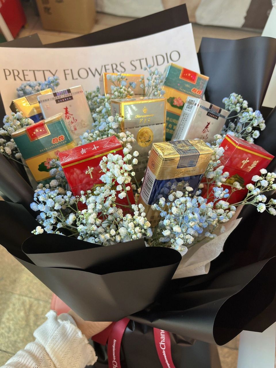 520给男朋友准备的烟花束 希望他会喜欢呀