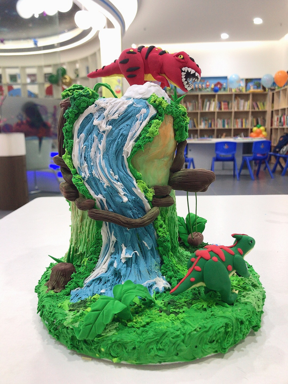 超轻粘土恐龙世界作品欣赏 分享手作,记得77关注