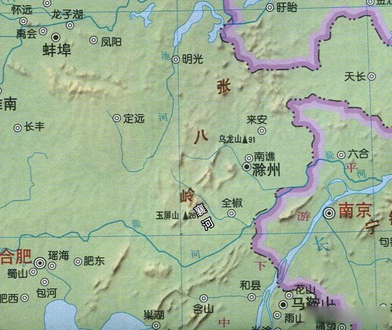 滁河地图图片