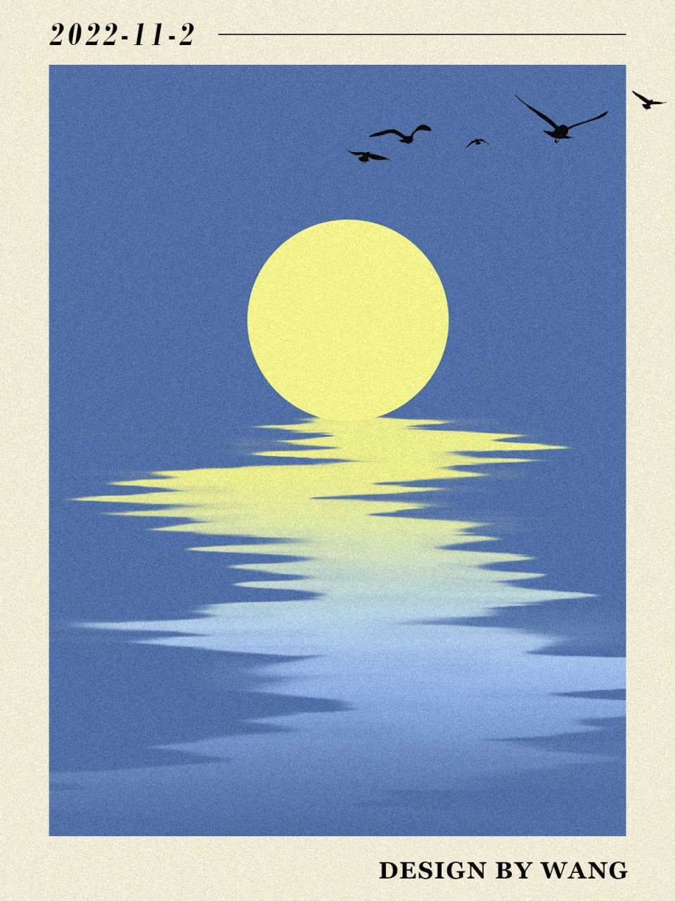 ps海报 | 水波纹倒影效果93超有意境感!