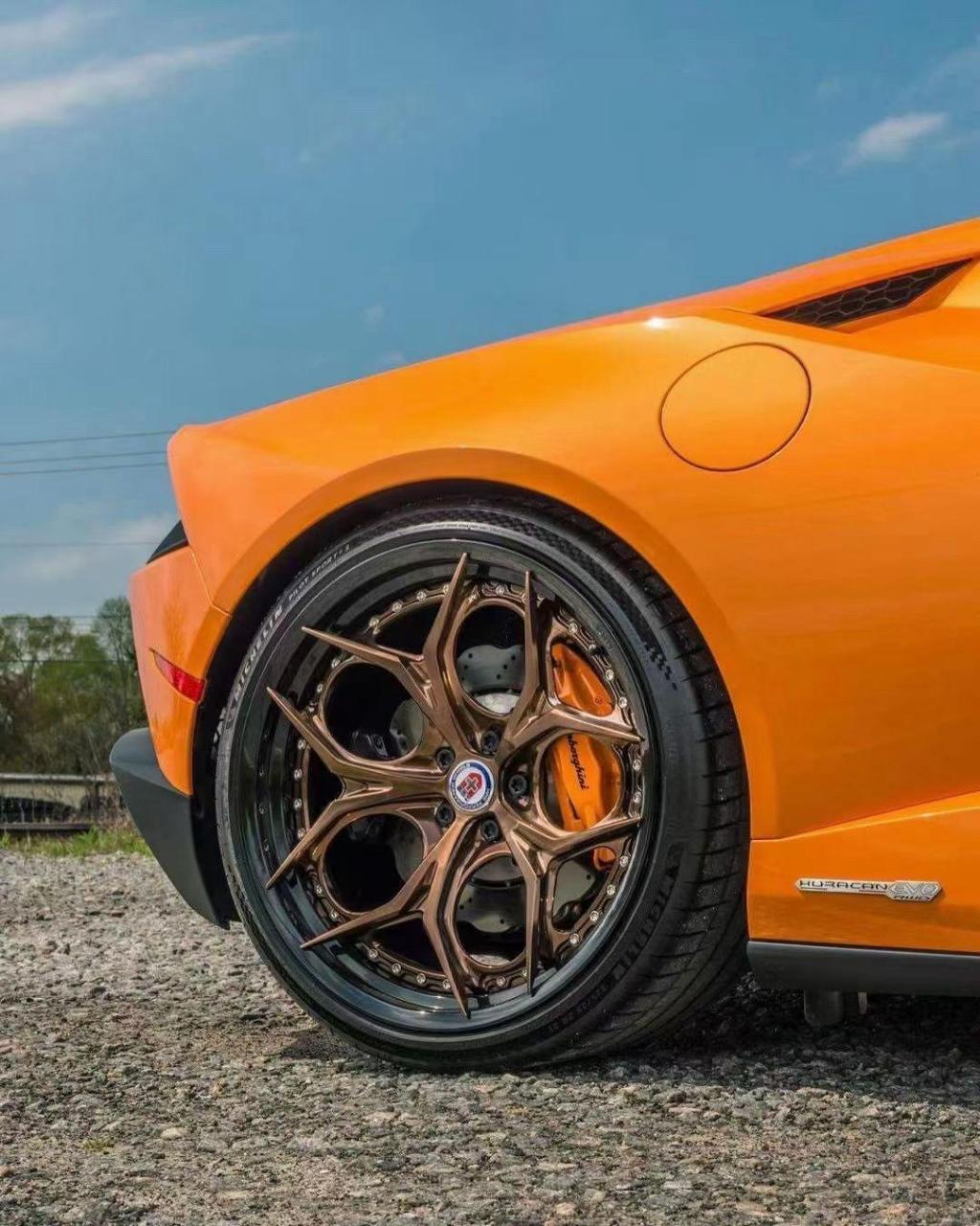 兰博基尼huracan evo spyder升级hre s111sc 前20/后21 中心爪抛光