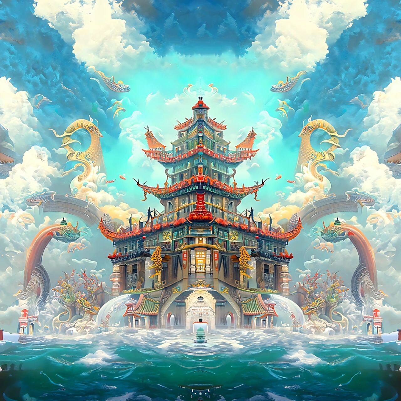 上古十大神宫——东海龙宫 传闻东海上有一座仙山,东海龙宫的名气