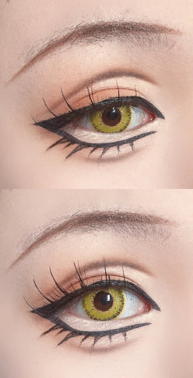 崩坏星穹铁道女主开拓者cos眼妆仿妆 美瞳:雅诺 异色 棕色