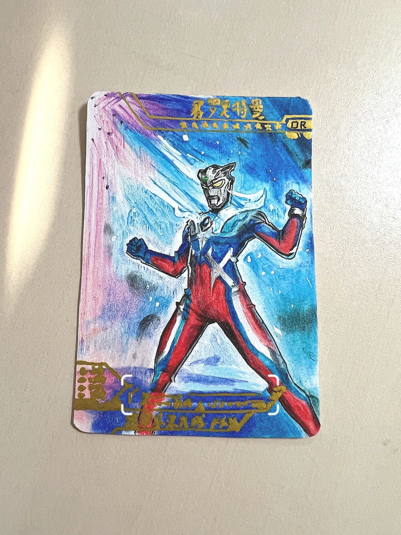 手绘or拼图卡 暗黑赛罗vs.赛罗奥特曼