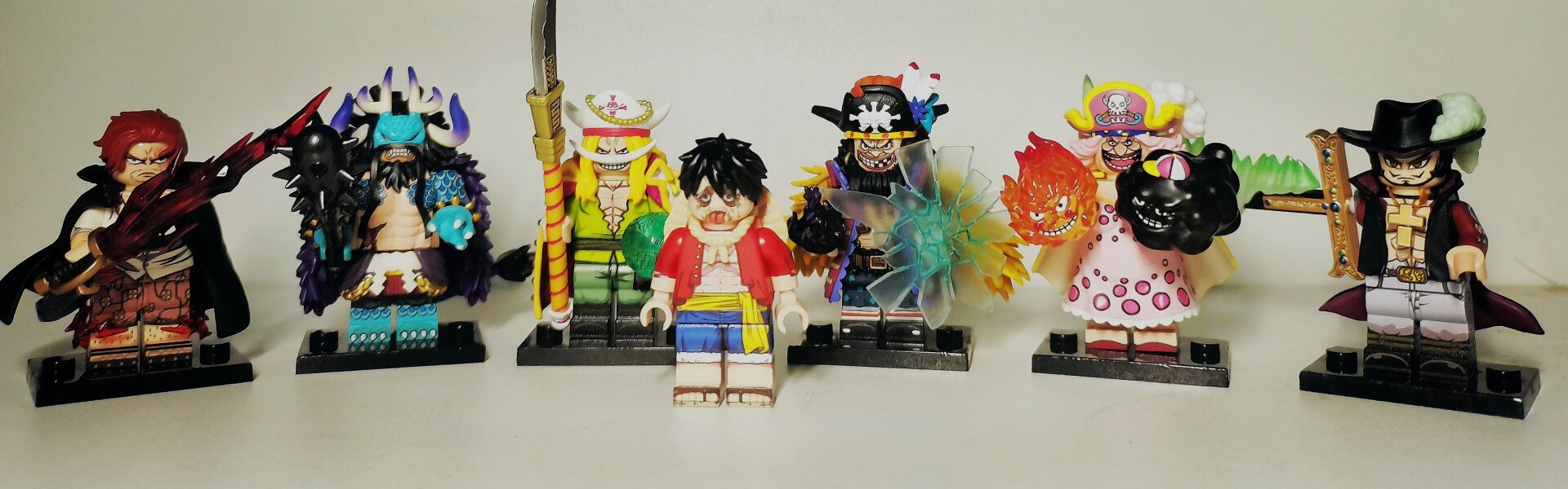 乐高第三方海贼王人仔 四皇