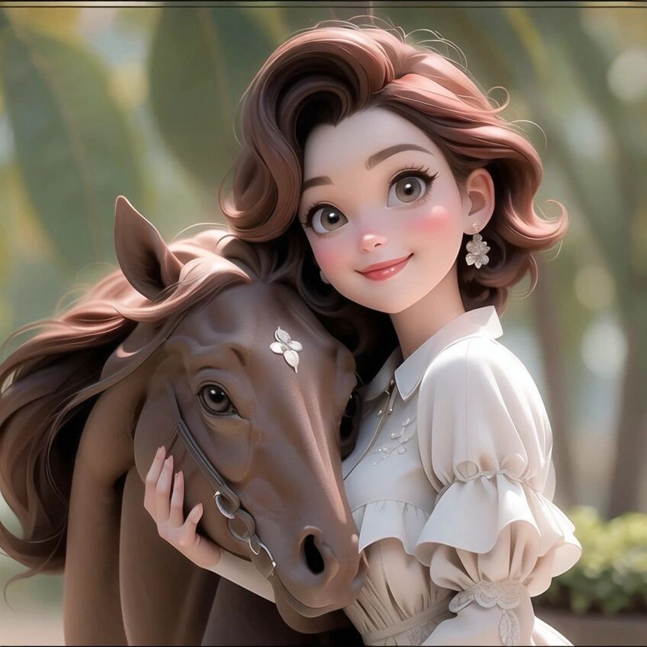 女生头像73骑马系列