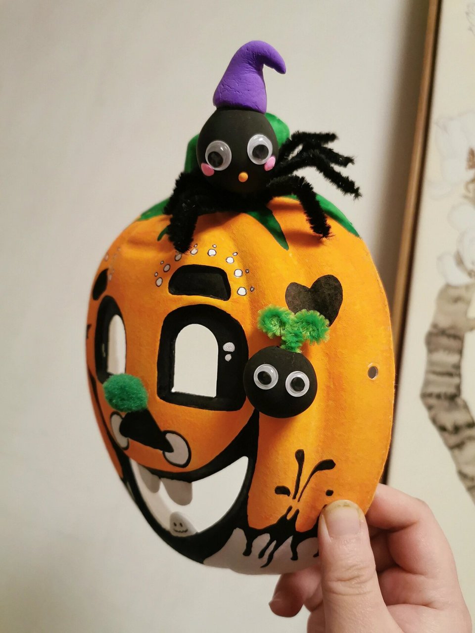 原创@96小兔兔不二96 万圣节南瓜面具