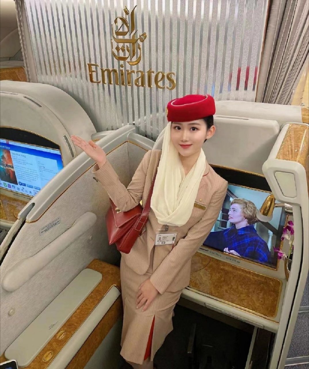 阿联酋航空9690,最美空姐