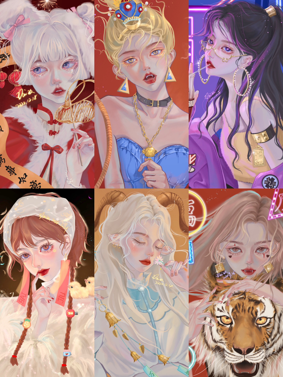 【十二生肖系列拟人完结】来看看你的生肖吧 其他生肖在主页自行领取