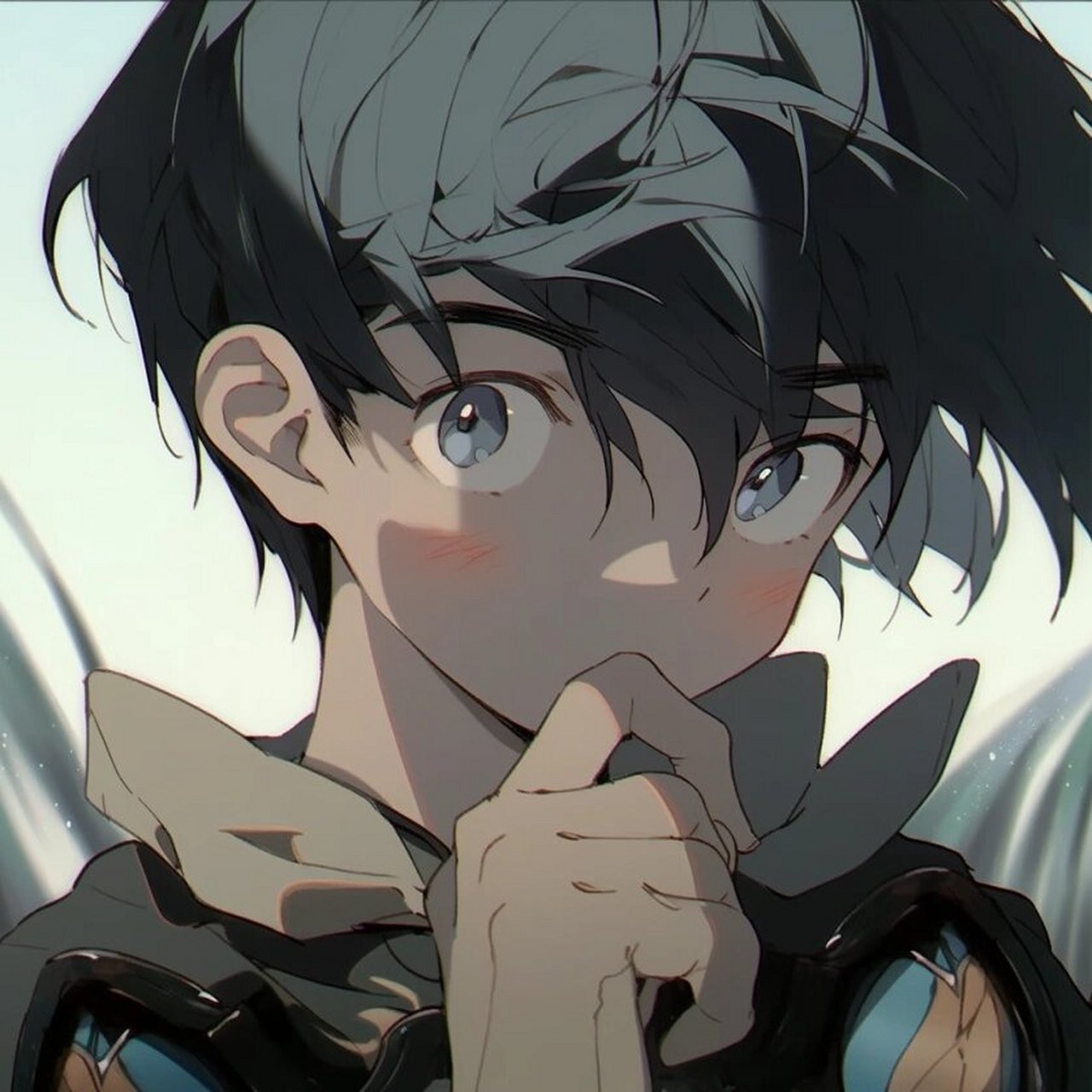 动漫男头情侣头像 其实我更喜欢第四个 男生旧漫情侣头像 女头在上