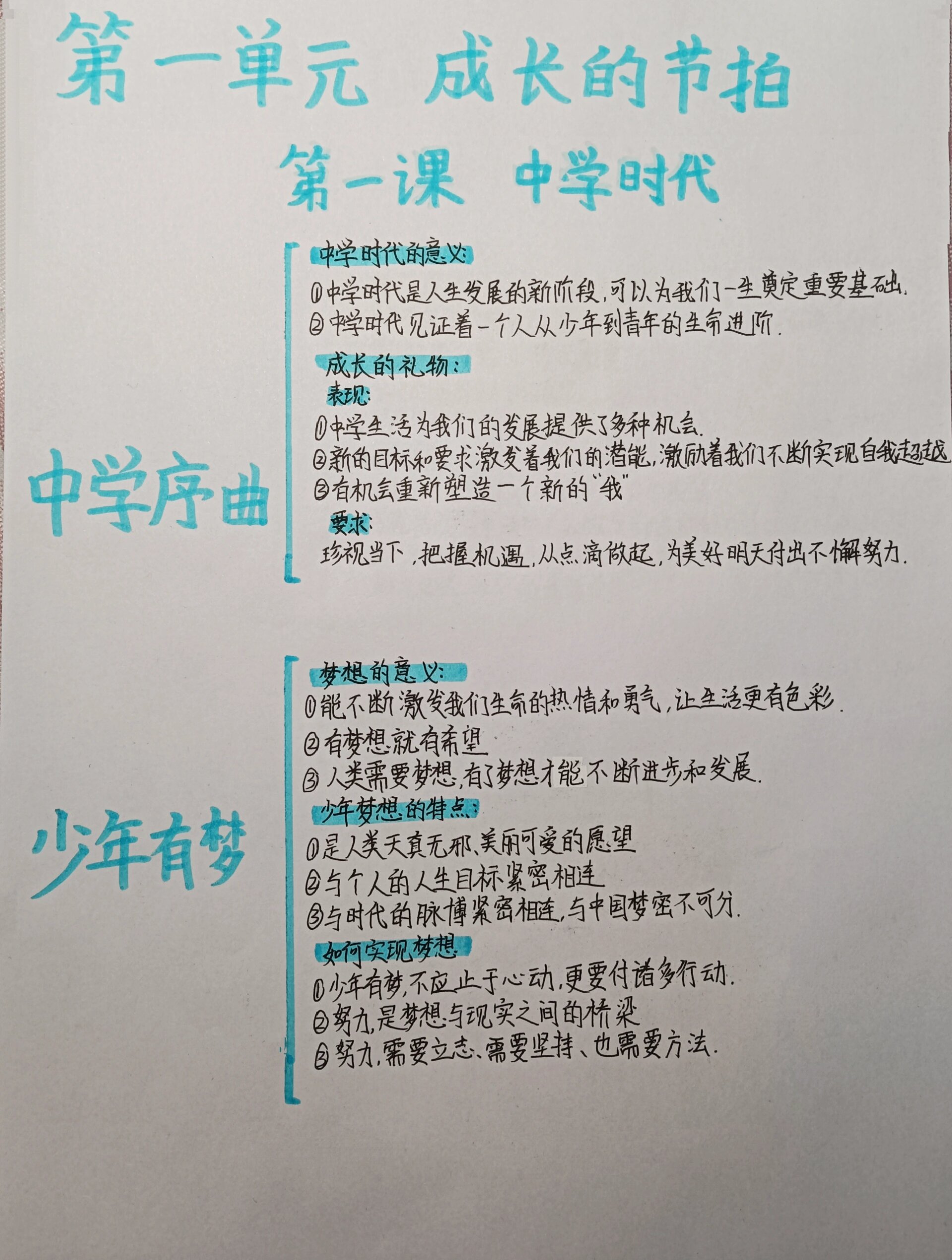 中学时代政治思维导图图片