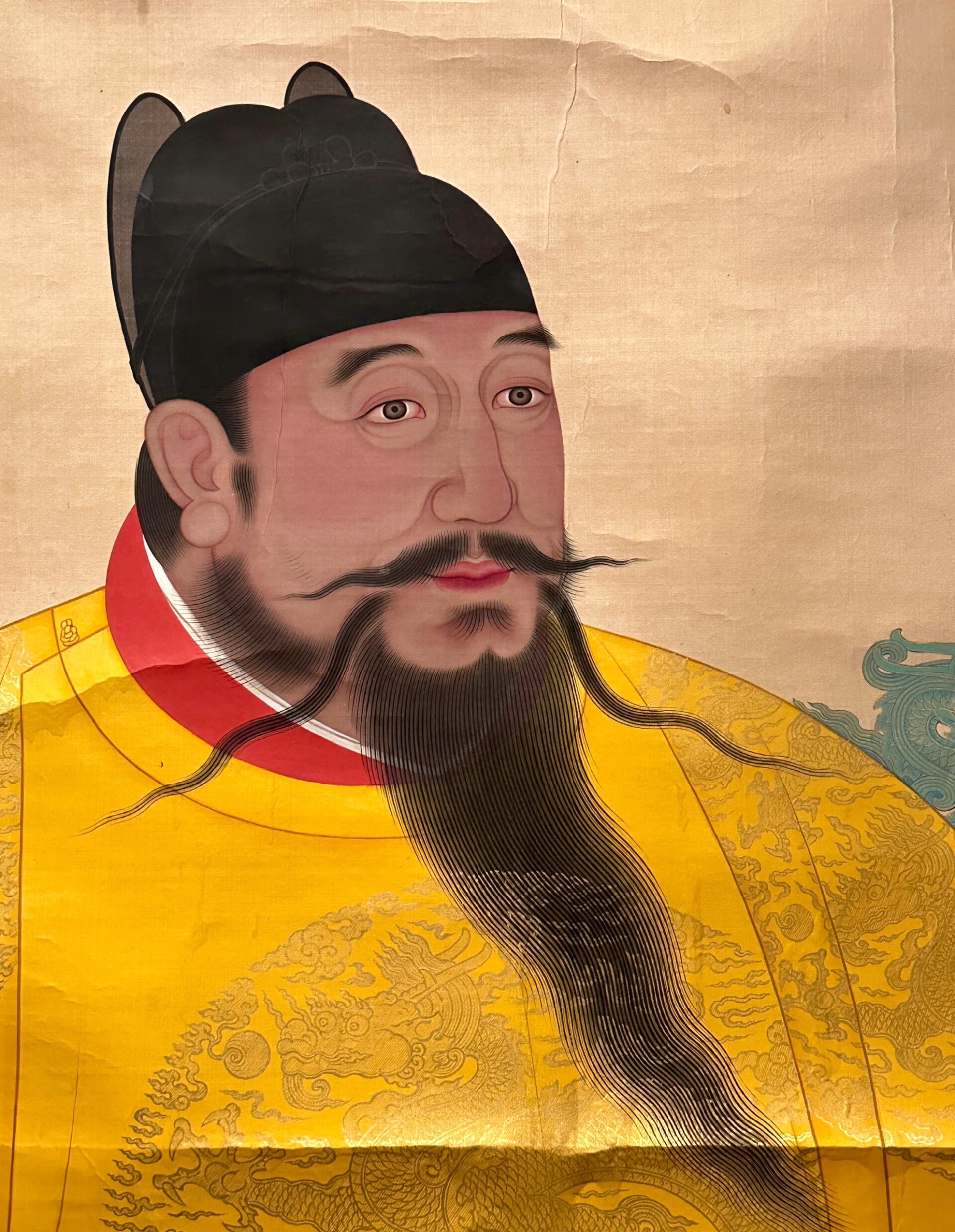 45岁的明成祖永乐皇帝朱棣像