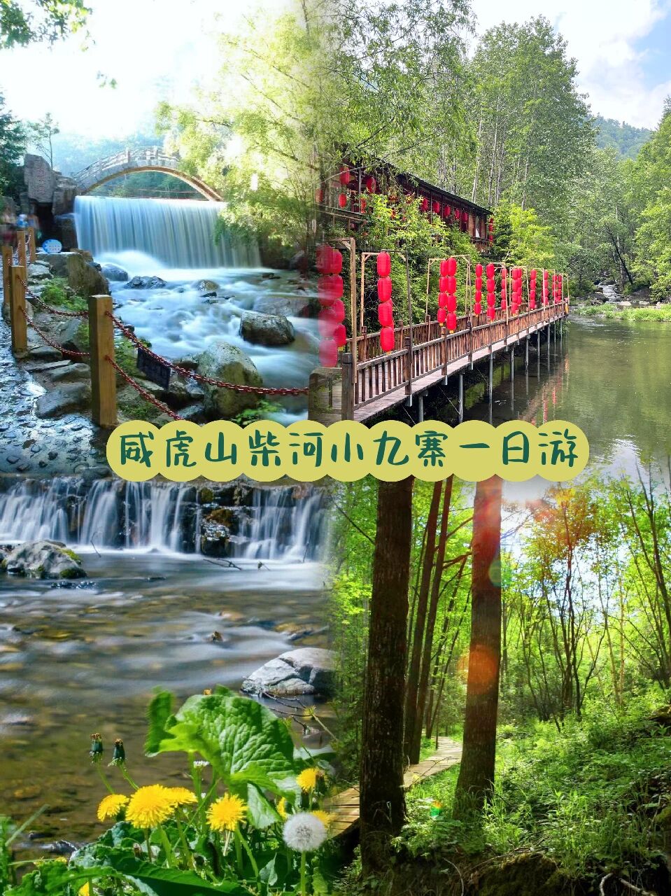 威虎山柴河小九寨一日游 往返车费:40元/人 往返车费 门票:110元/人