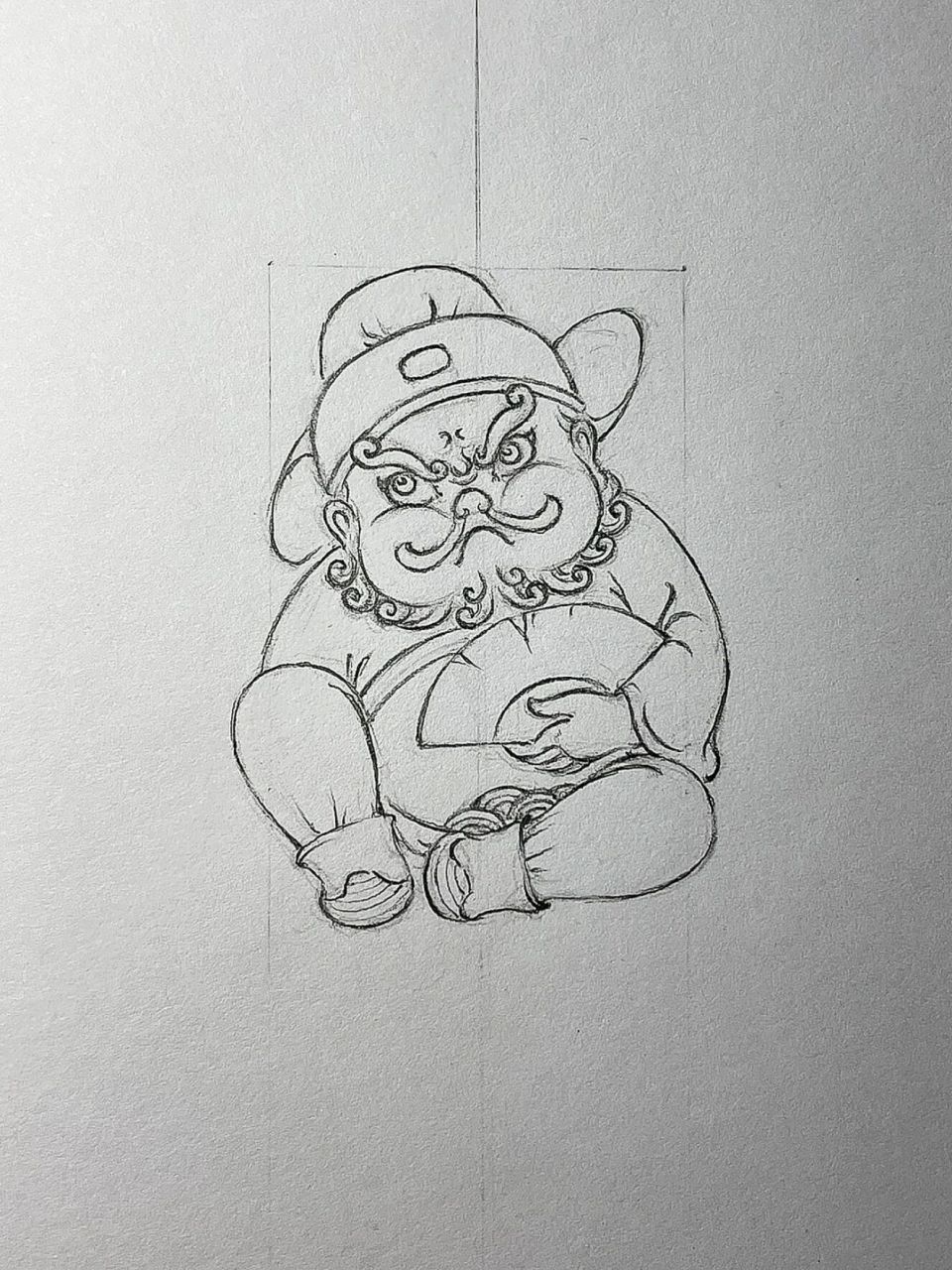 画个钟馗避避邪