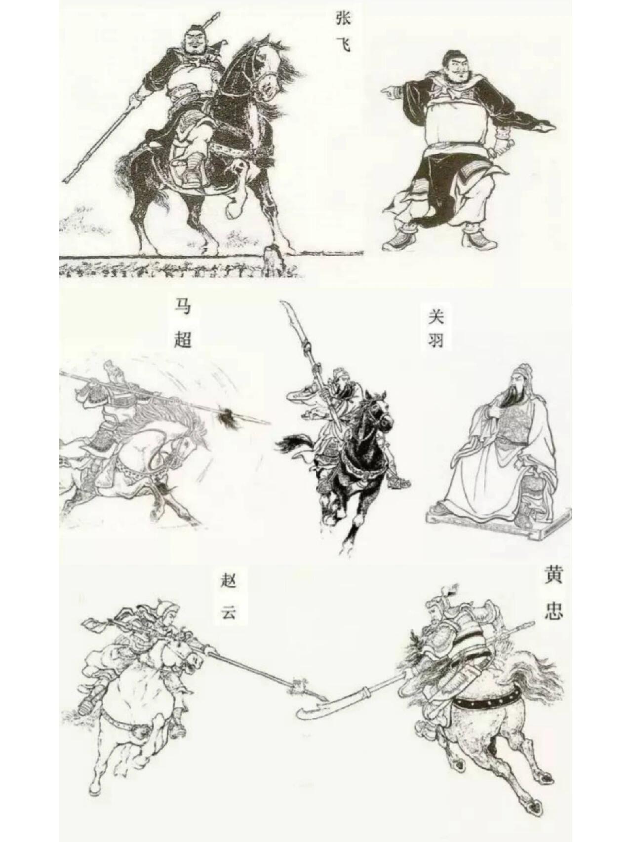 三国人物简笔画连环画图片