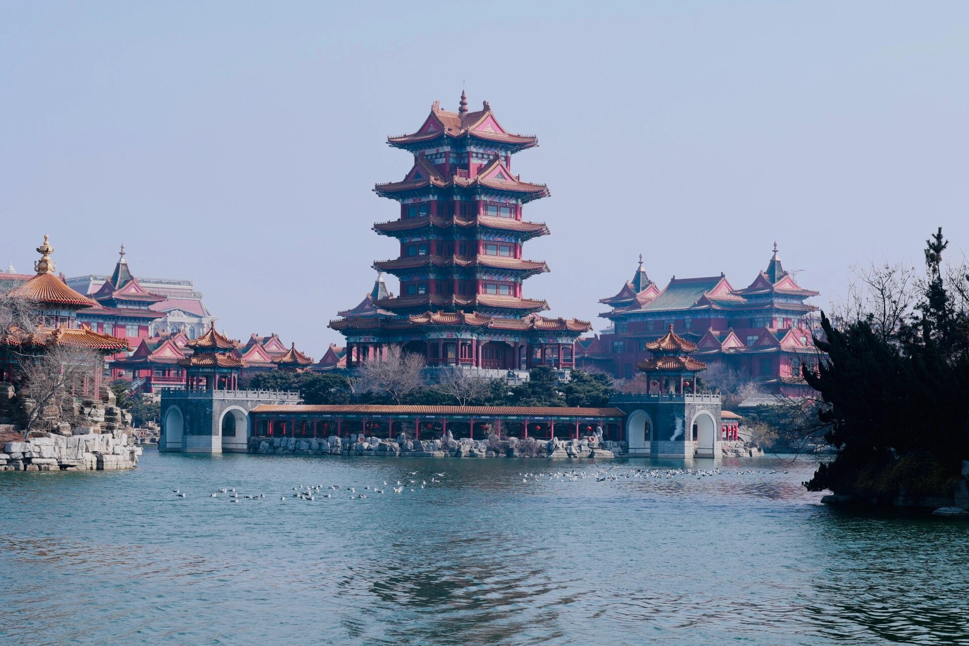 烟台蓬莱·三仙山风景区 三仙山景区位于蓬莱黄海之滨,于长山列岛隔海