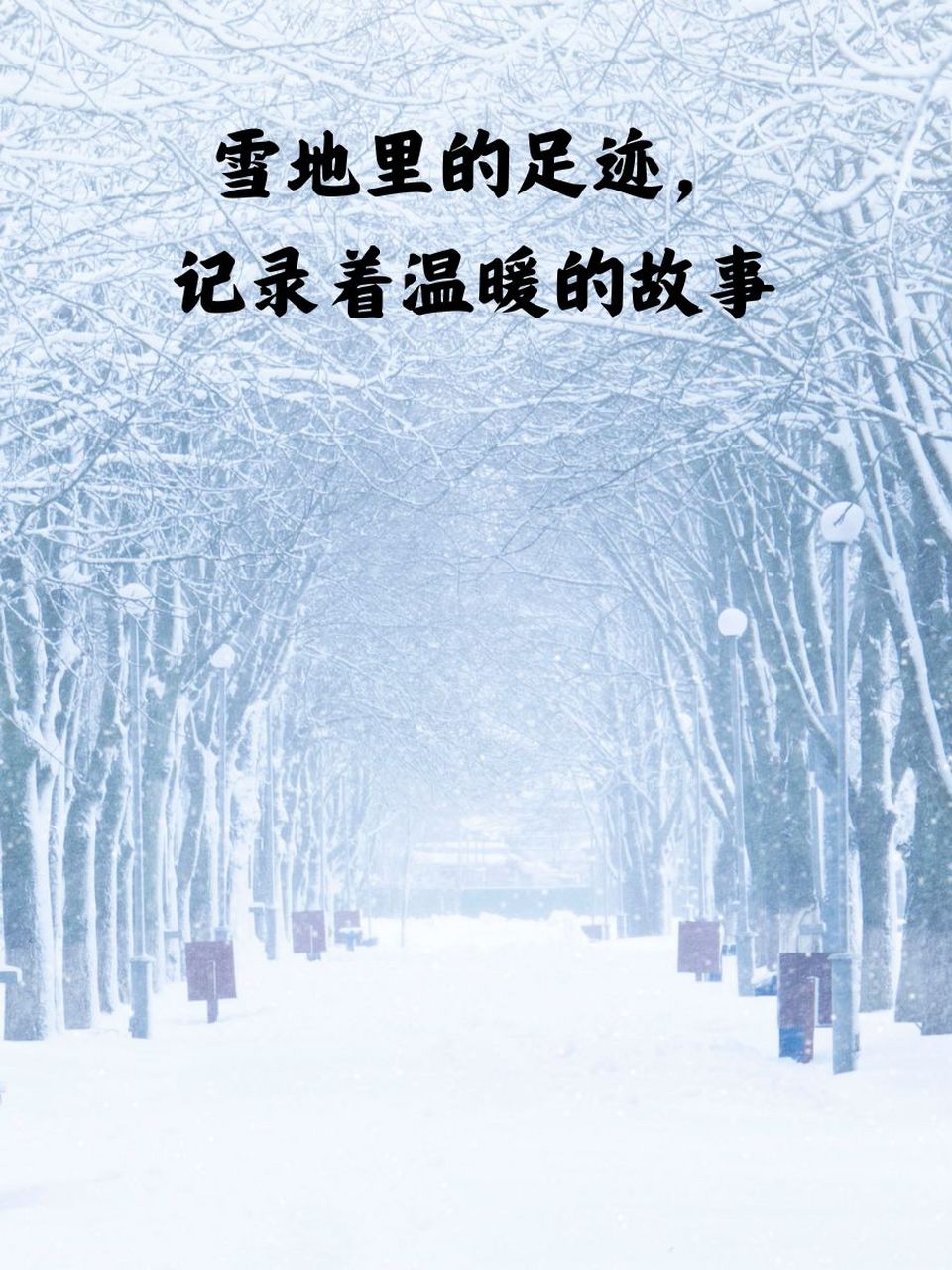 雪景图片伤感文字图片