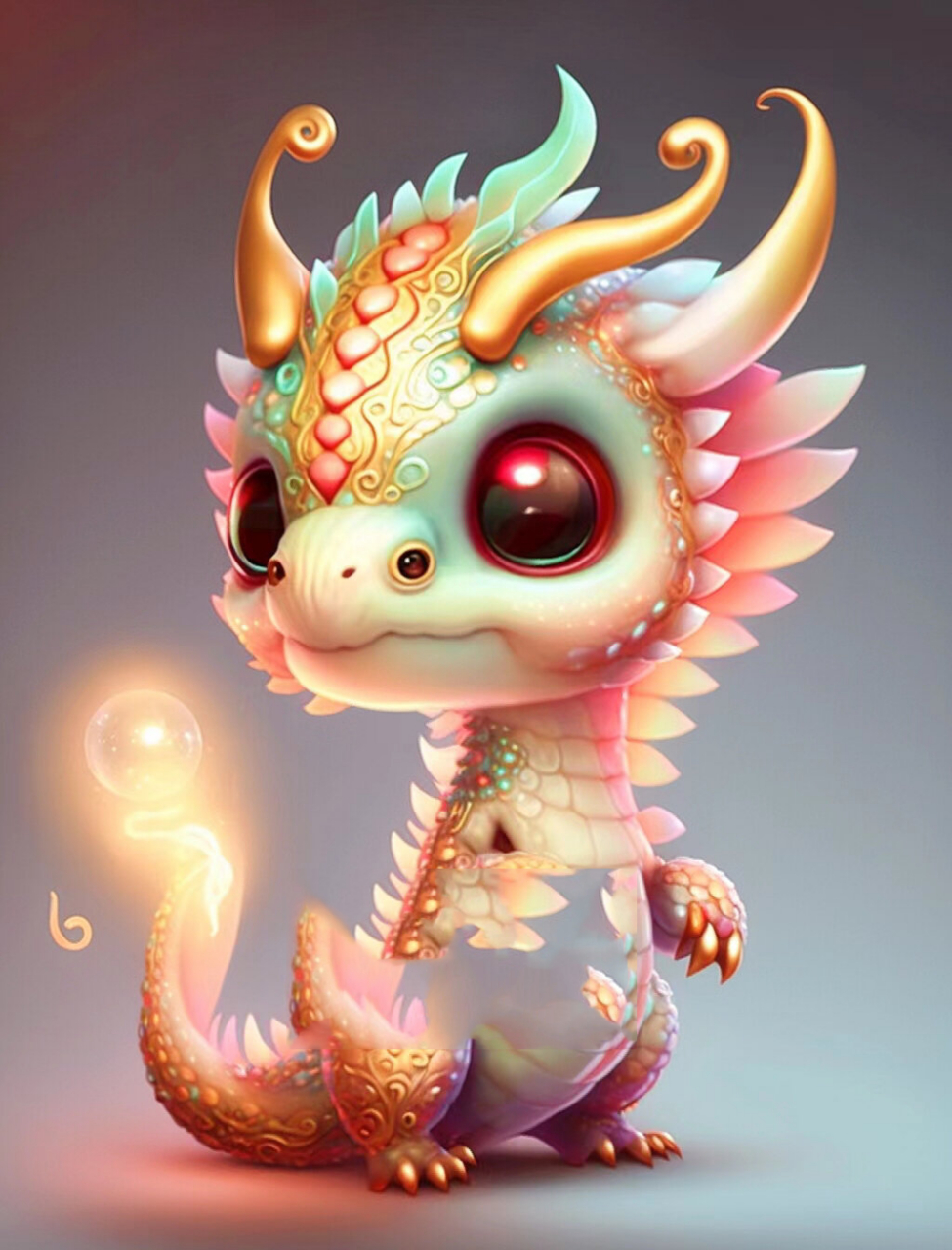 呆萌可爱的小龙龙93 二月二.龙抬头 风调雨顺好兆头 9015你我.