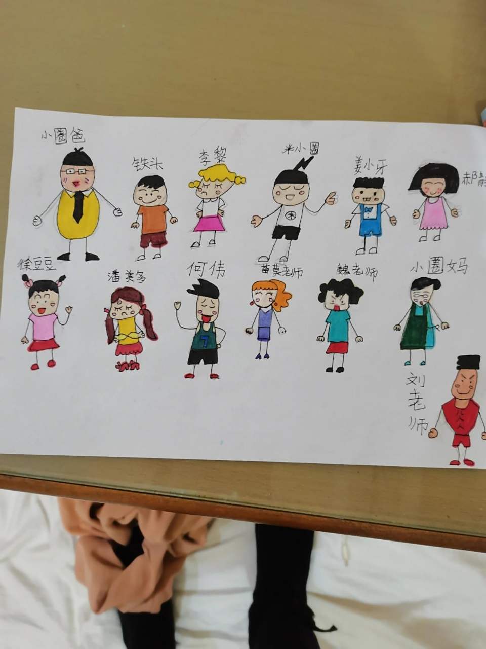 米小圈上学记简笔画 画的怎么样?好看吗?你喜欢谁呢?