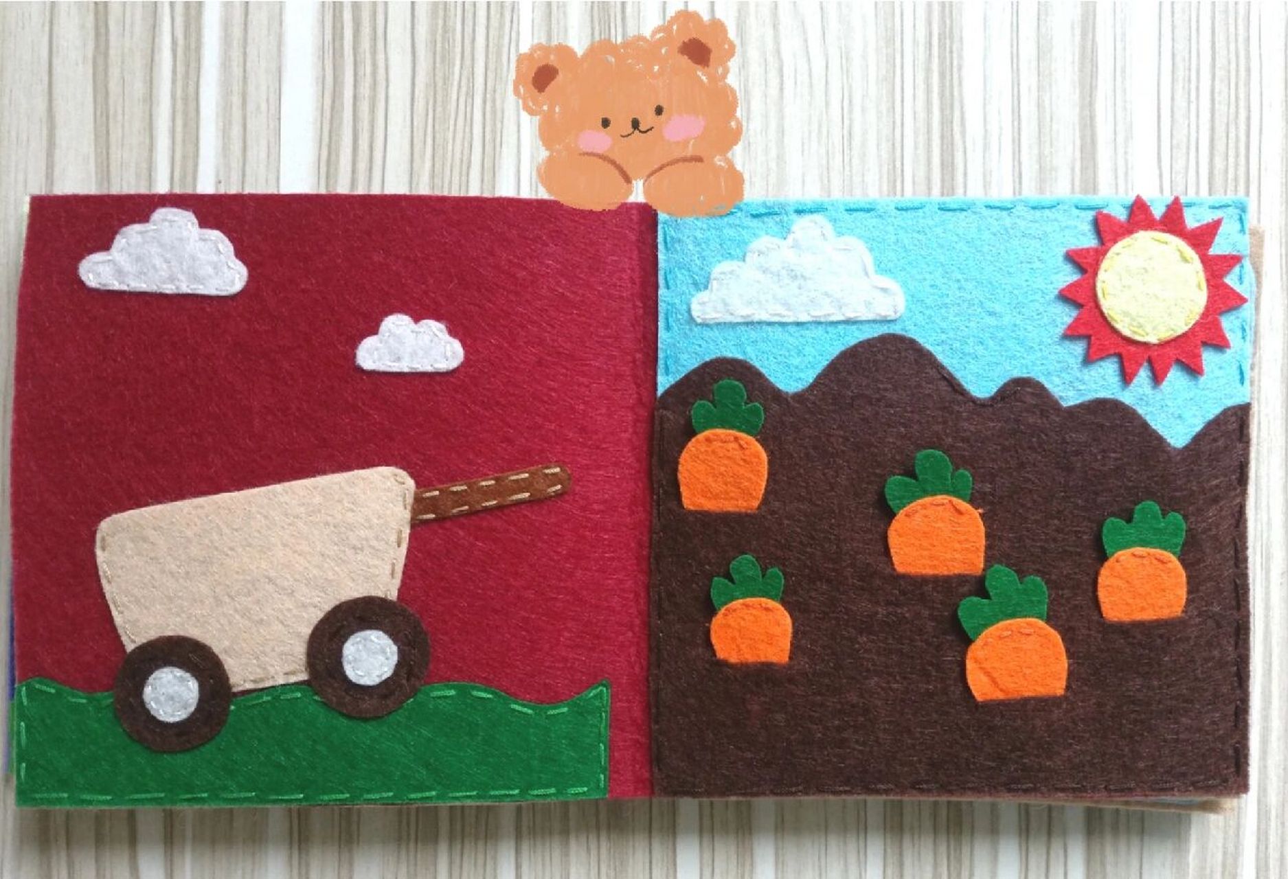 不织布绘本 终于完工啦