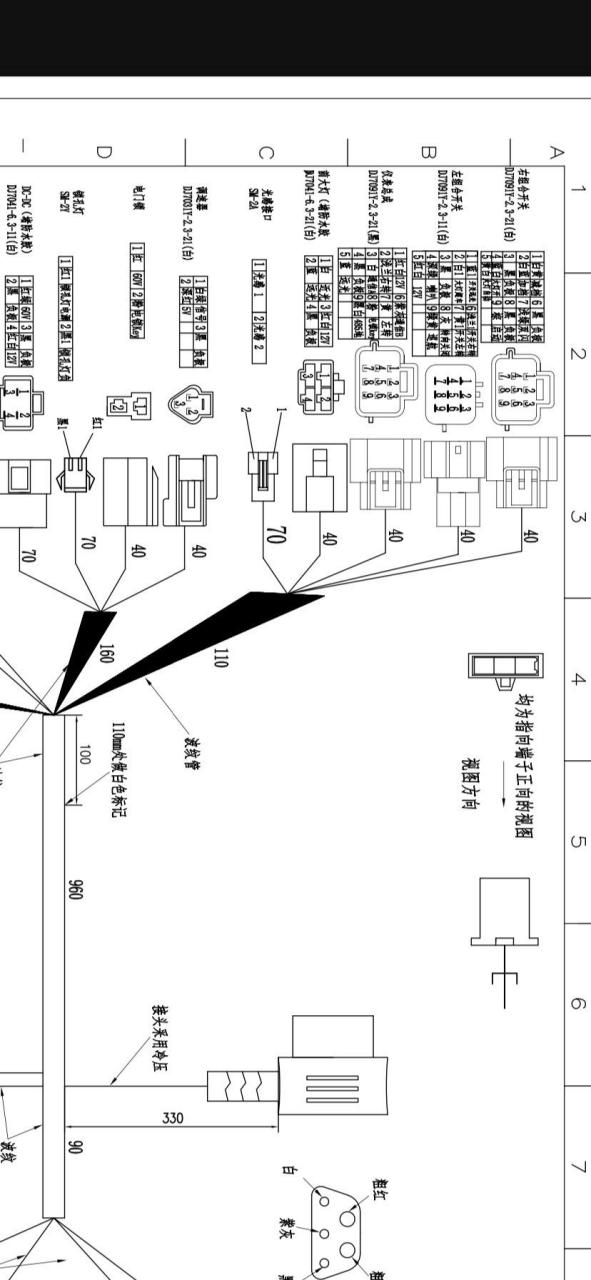 小牛电动车全车线路图图片