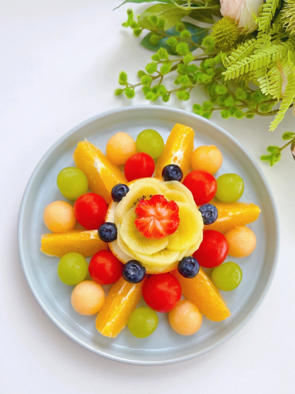 创意水果拼盘 创意水果拼盘|节日氛围感满满橙子水果拼盘 弟弟超级