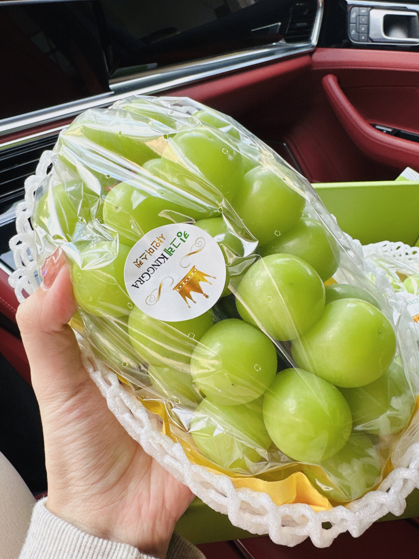 当季最美味的韩国香印青提 9693韩国香印99 生长在韩国尚州沿海