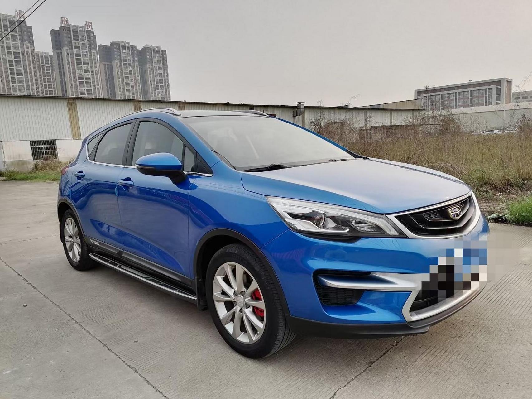 新到一台2017年8月入户的吉利帝豪gs小越野车,配置为:排量1.