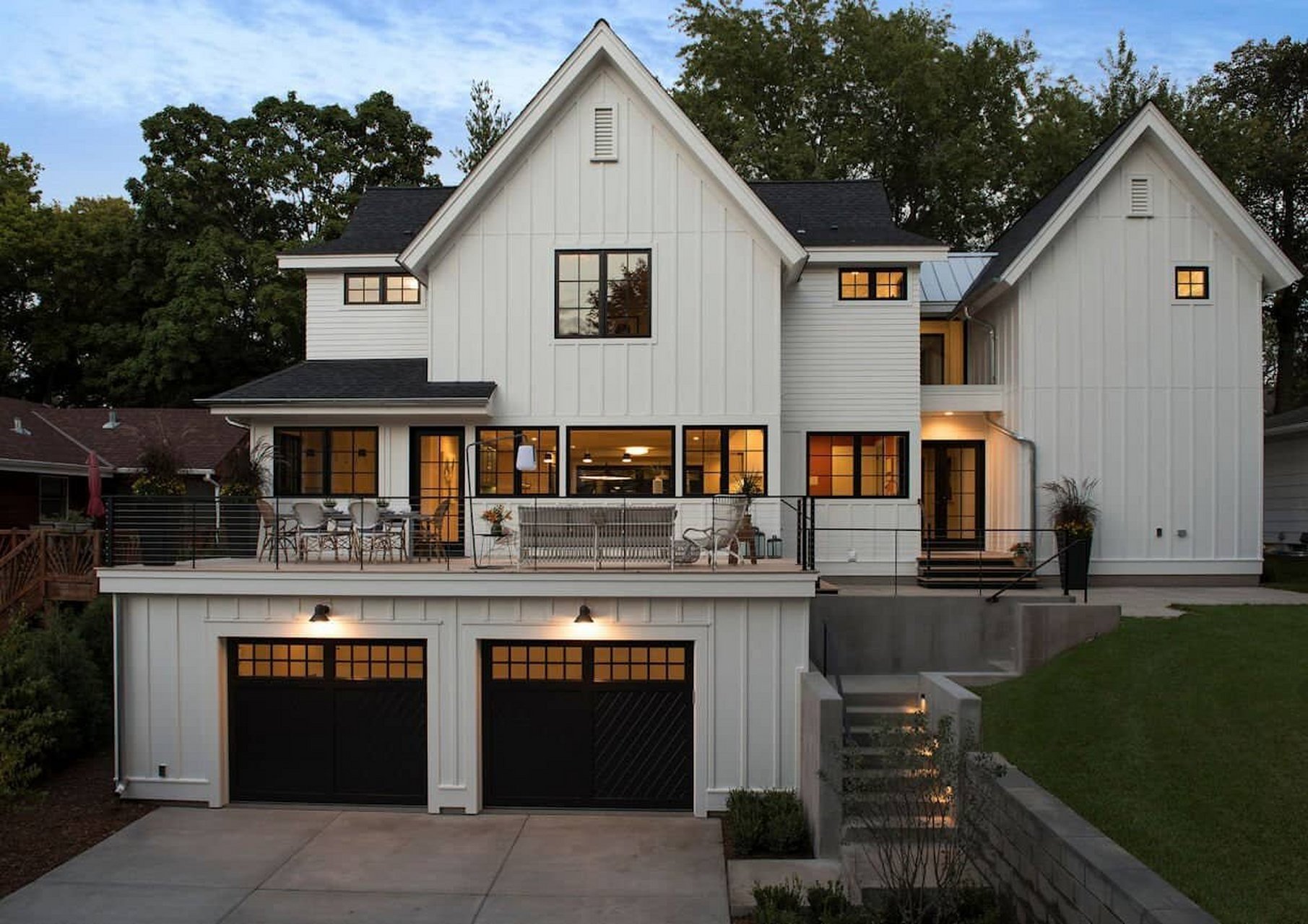 实景呈现·田园风三角坡屋顶欧式别墅小屋 #农村自建房#0202#民宿