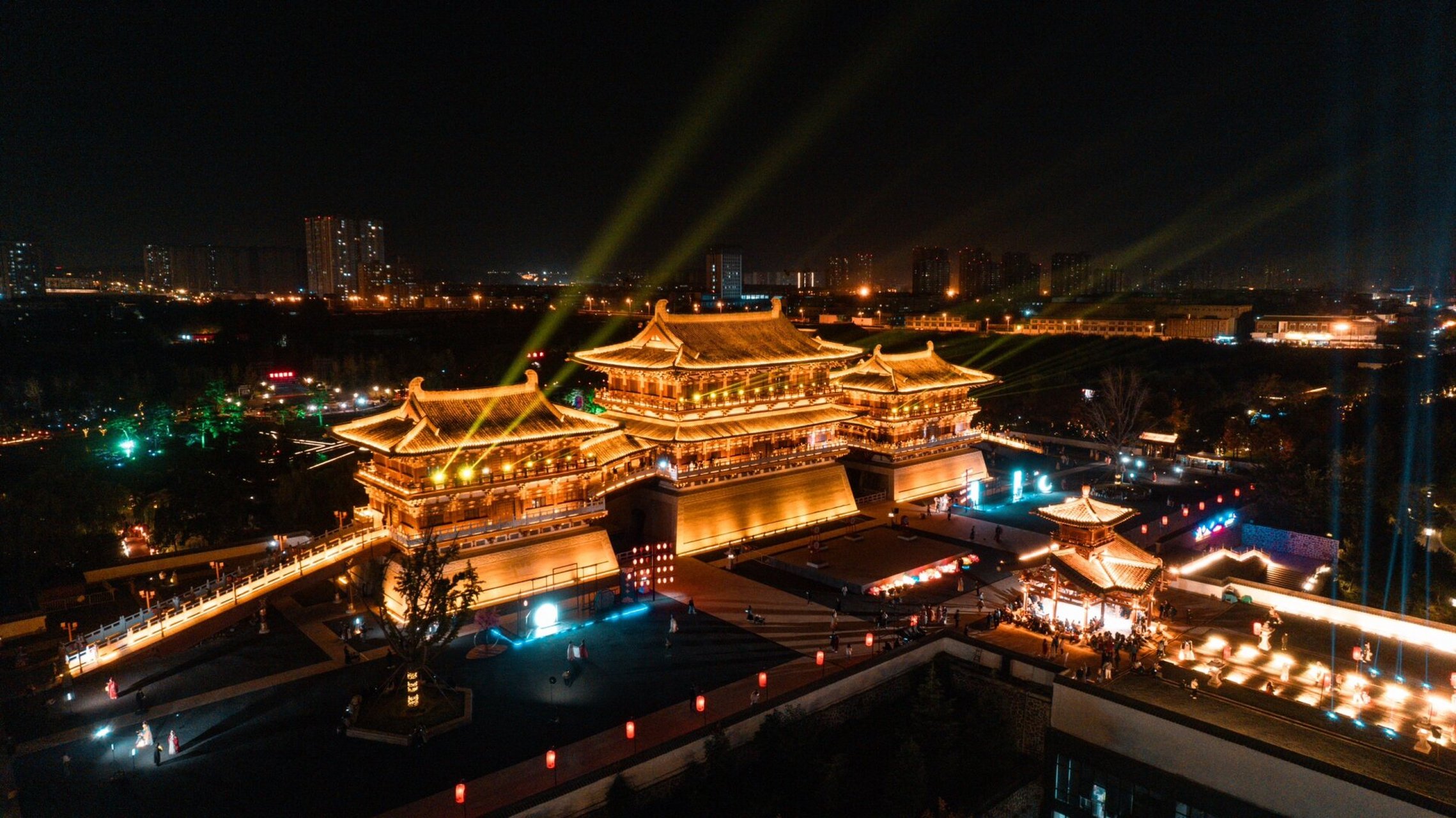 洛阳新区夜景图片