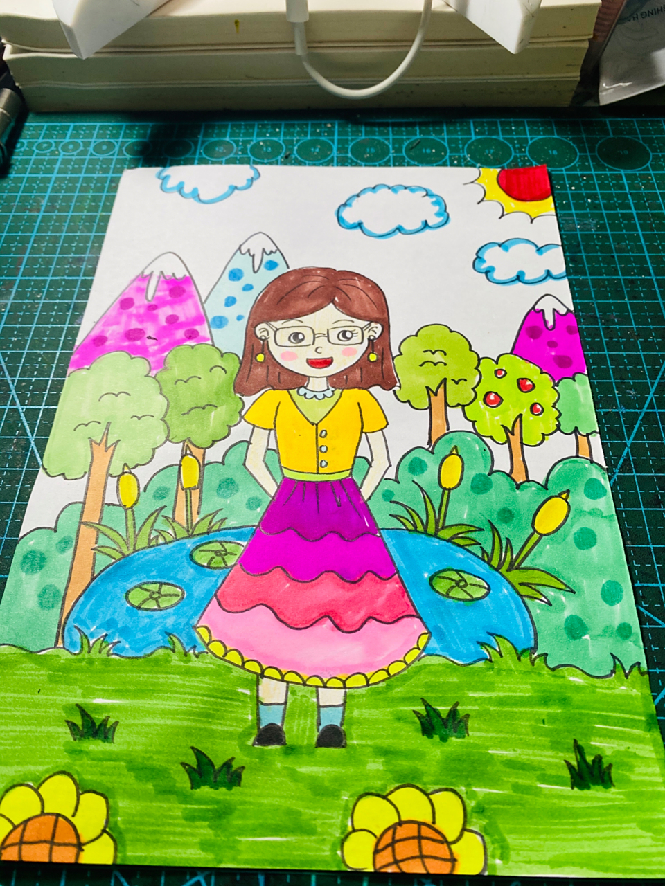 儿童画我的妈妈 我的妈妈儿童画 我的老师儿童画 老师简笔画 老师简笔