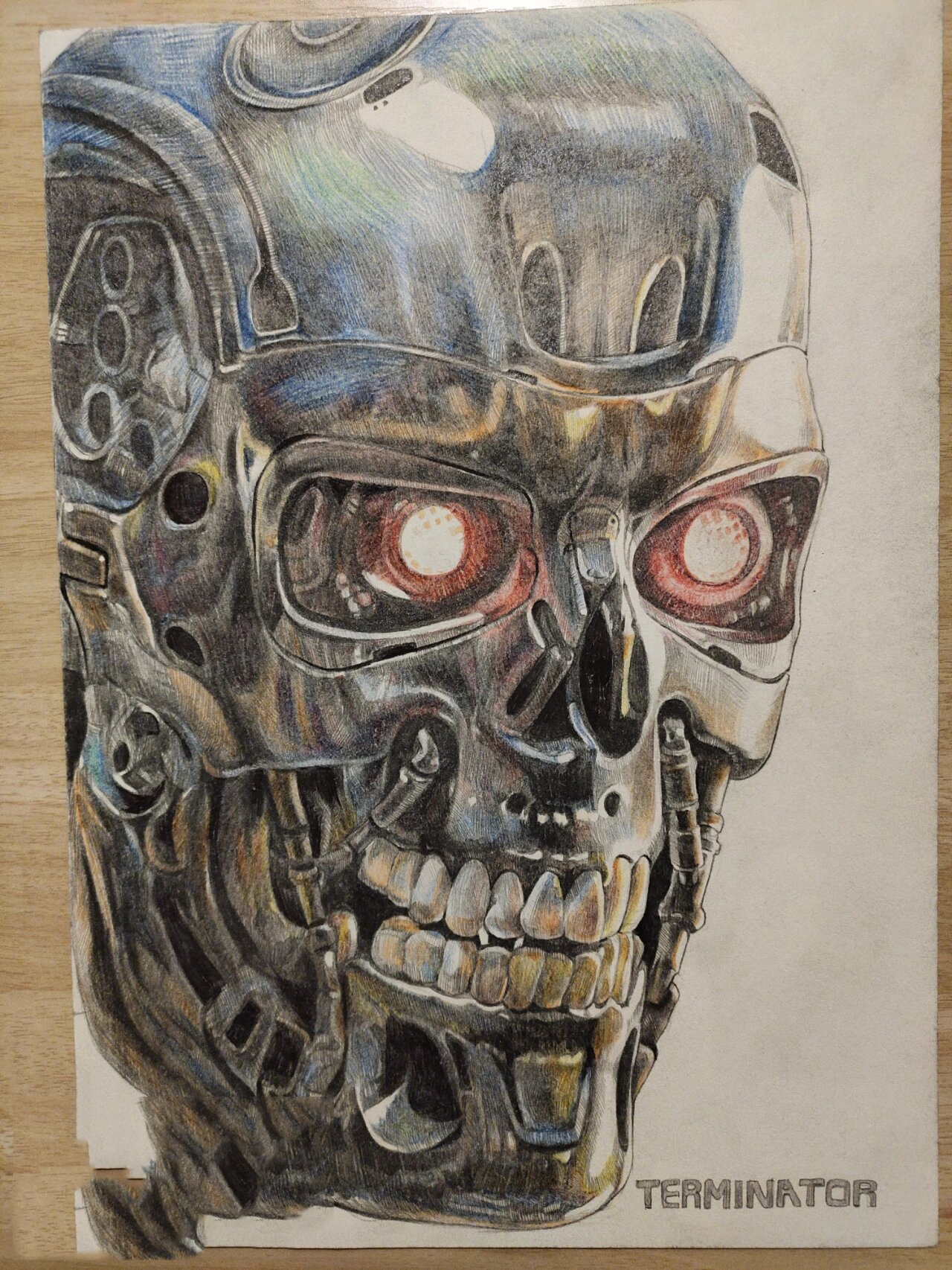 彩铅手绘|终结者t