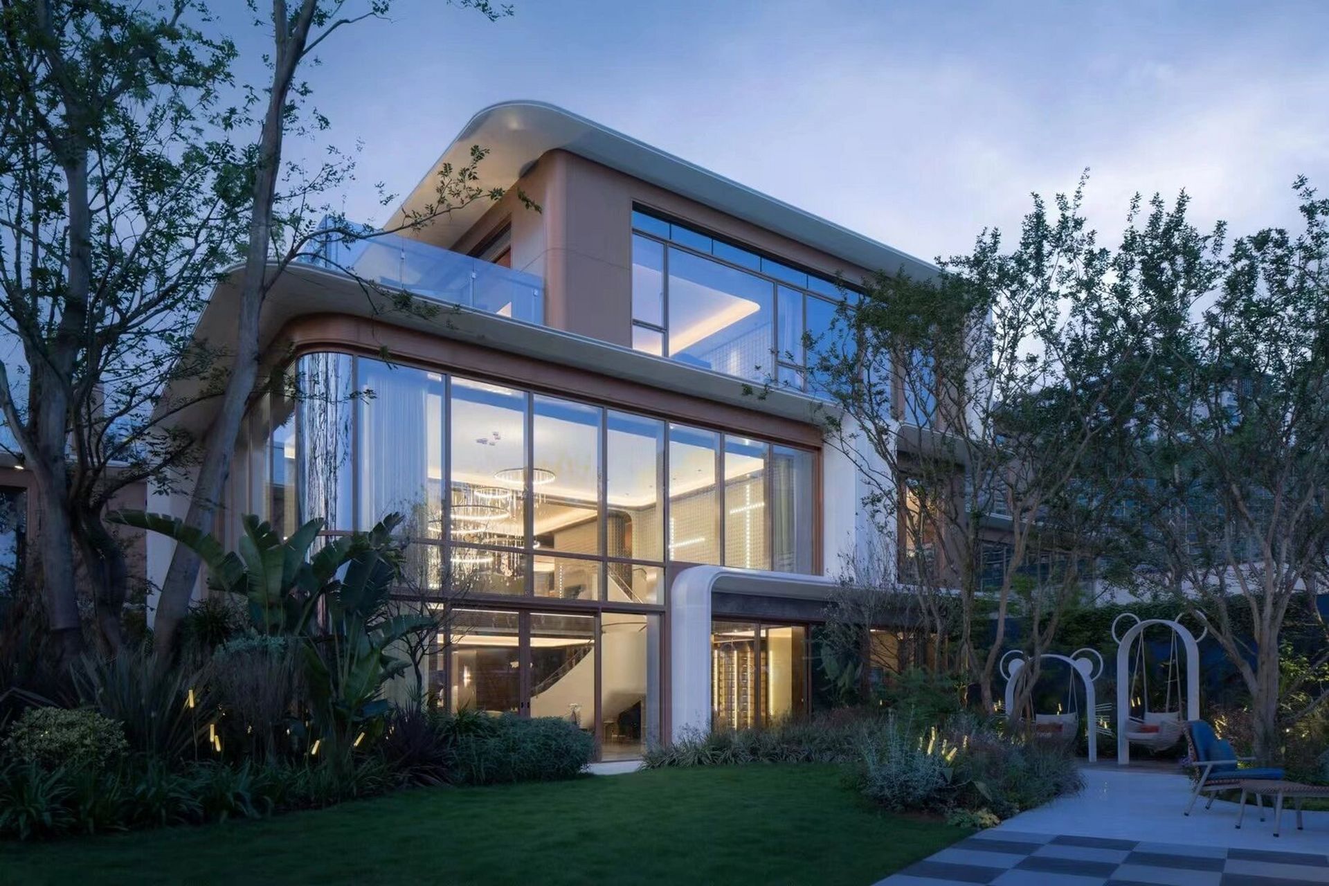 观山听云雨,筑院渝水畔 重庆华侨城蓝楹湾 成执设计