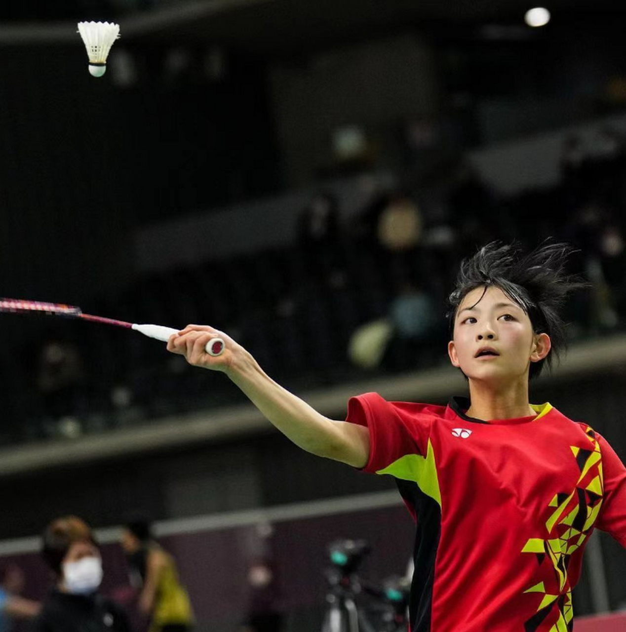 杨晨大神# 2023赛德莫迪羽毛球国际赛正式开战,羽坛新秀宫崎友花墩篌