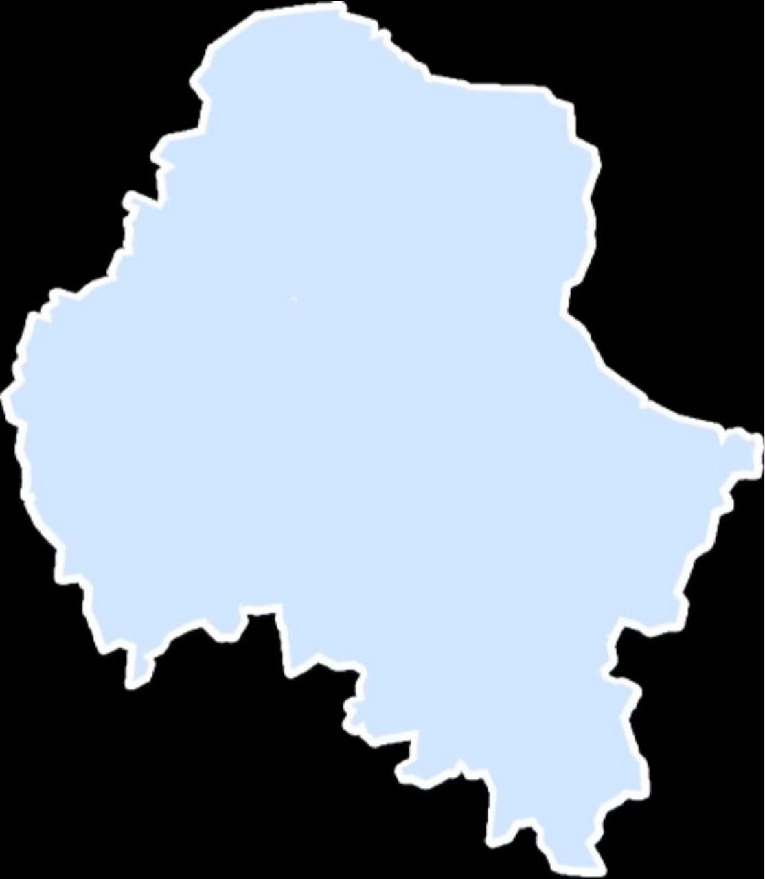 潍坊市地图轮廓