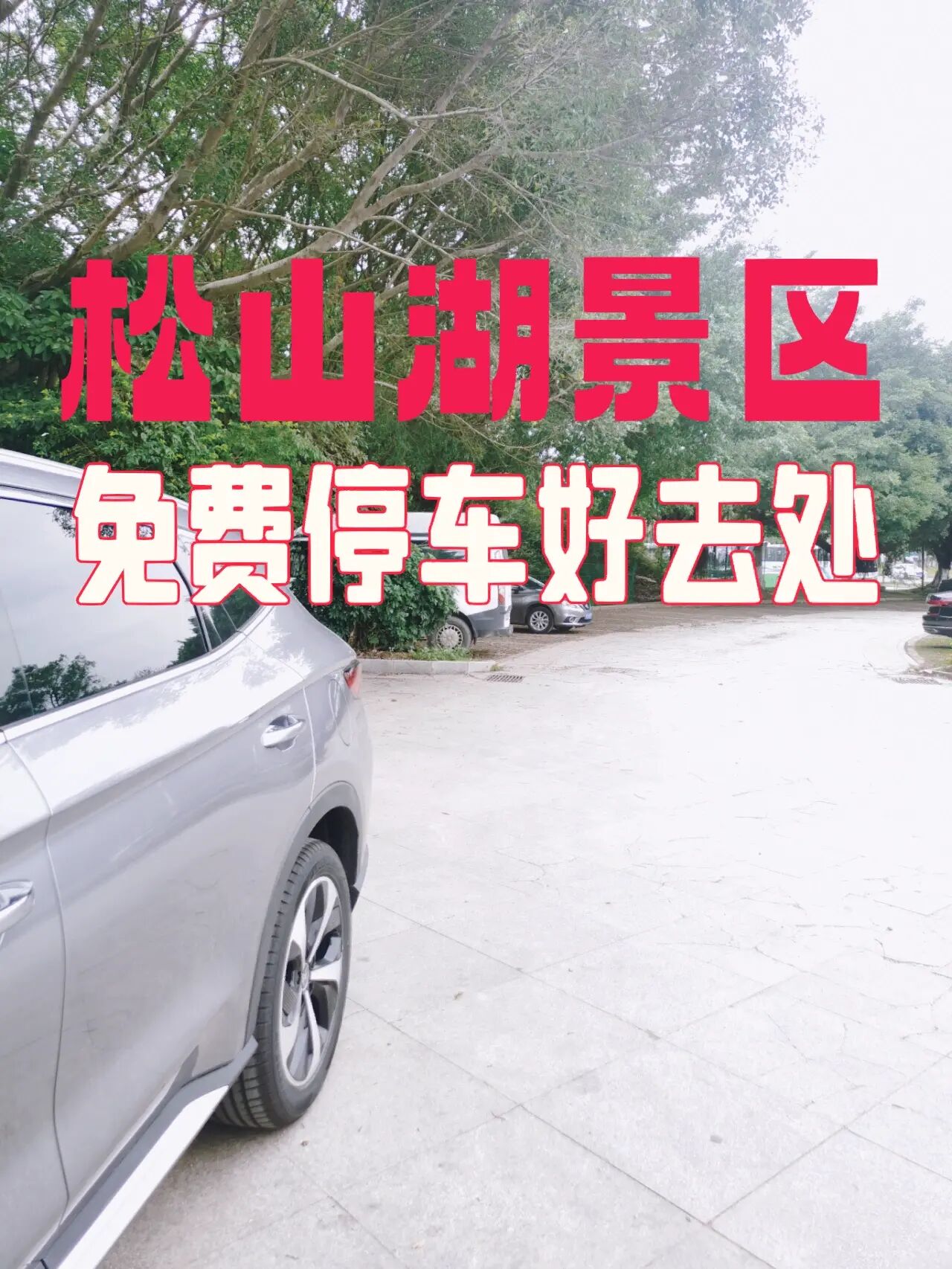 在小红书上看到很多自驾松山湖的攻略,都说要把车停在烟雨停车场,结果