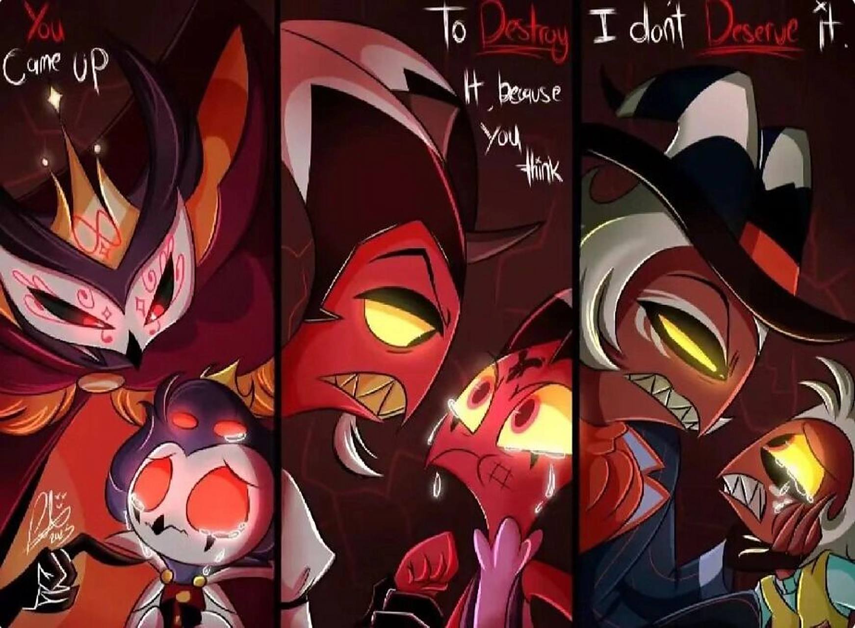 极恶老大helluva boss 我不理解这么米的老婆会有这样混蛋的老公