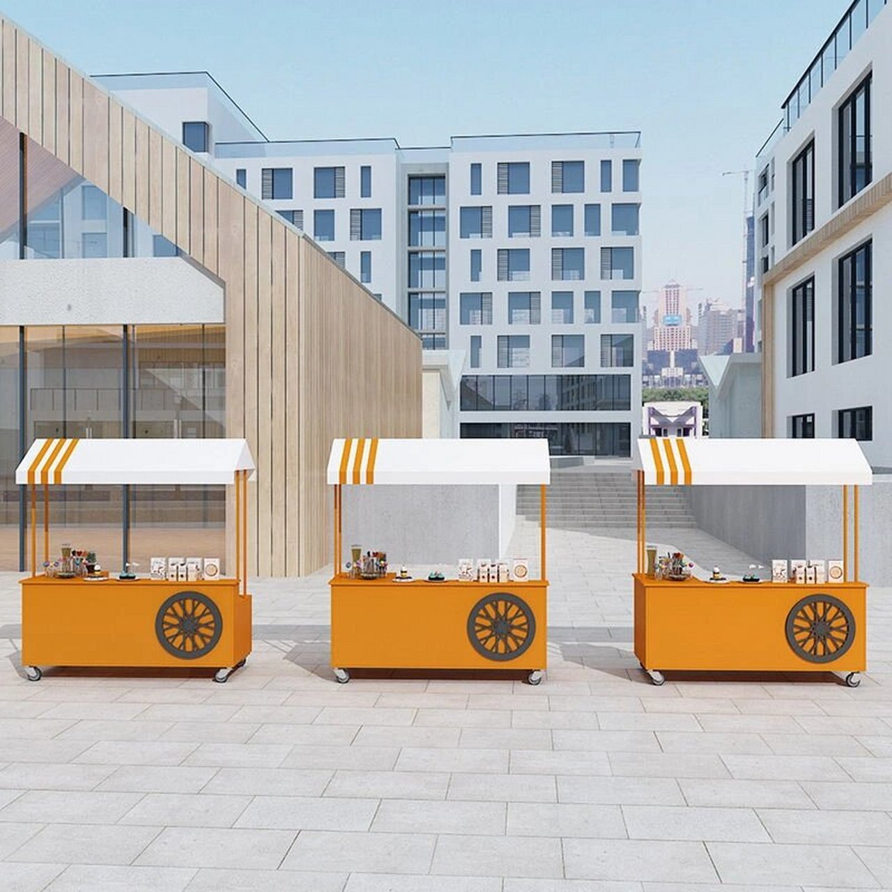 户外移动铁艺花车摊位摆摊车展示台小吃手推 户外移动铁艺花车摊位