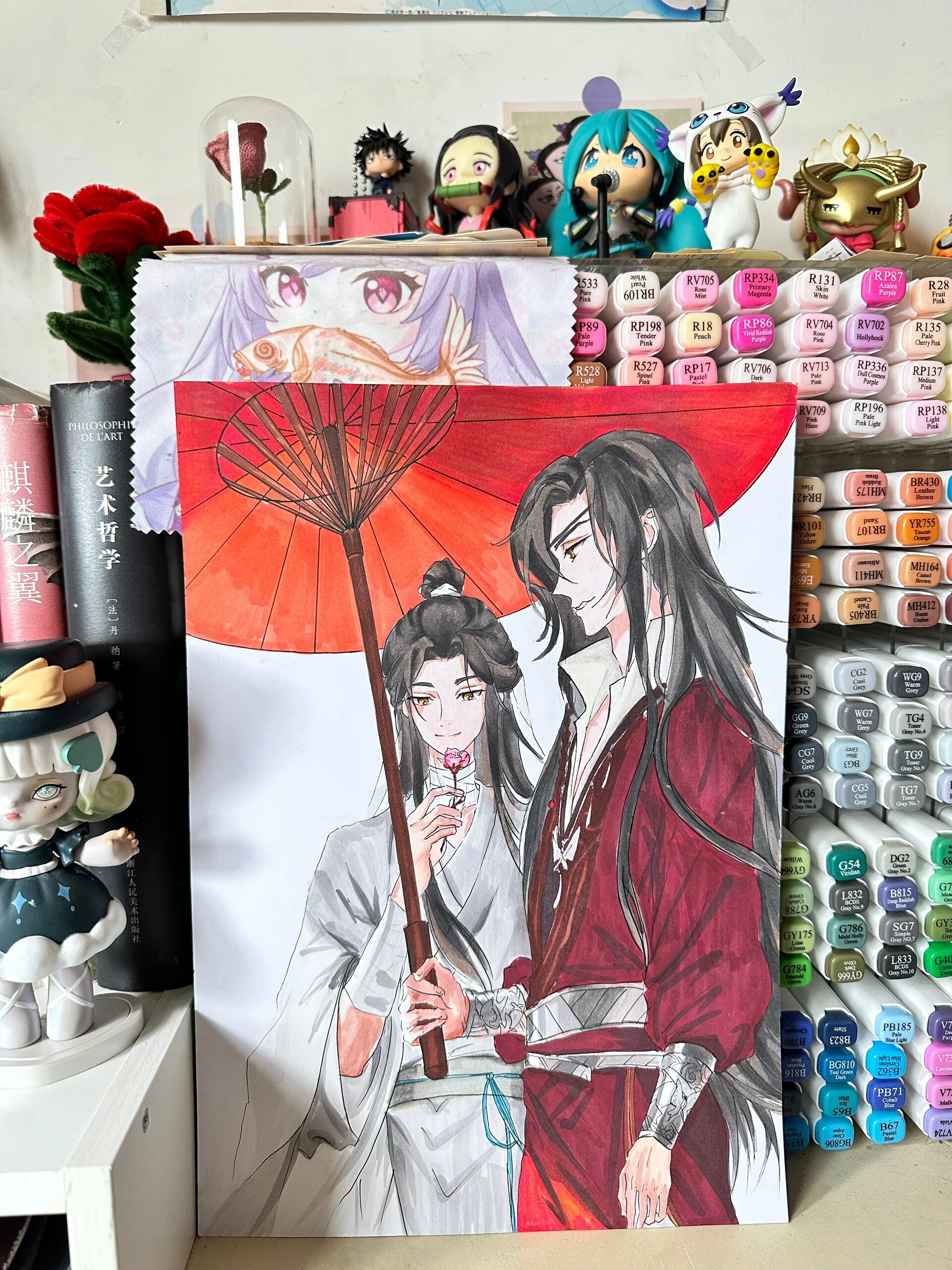 马克笔手绘——《天官赐福》