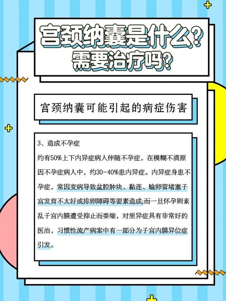 97宫颈纳囊是什么?需要治疗吗?