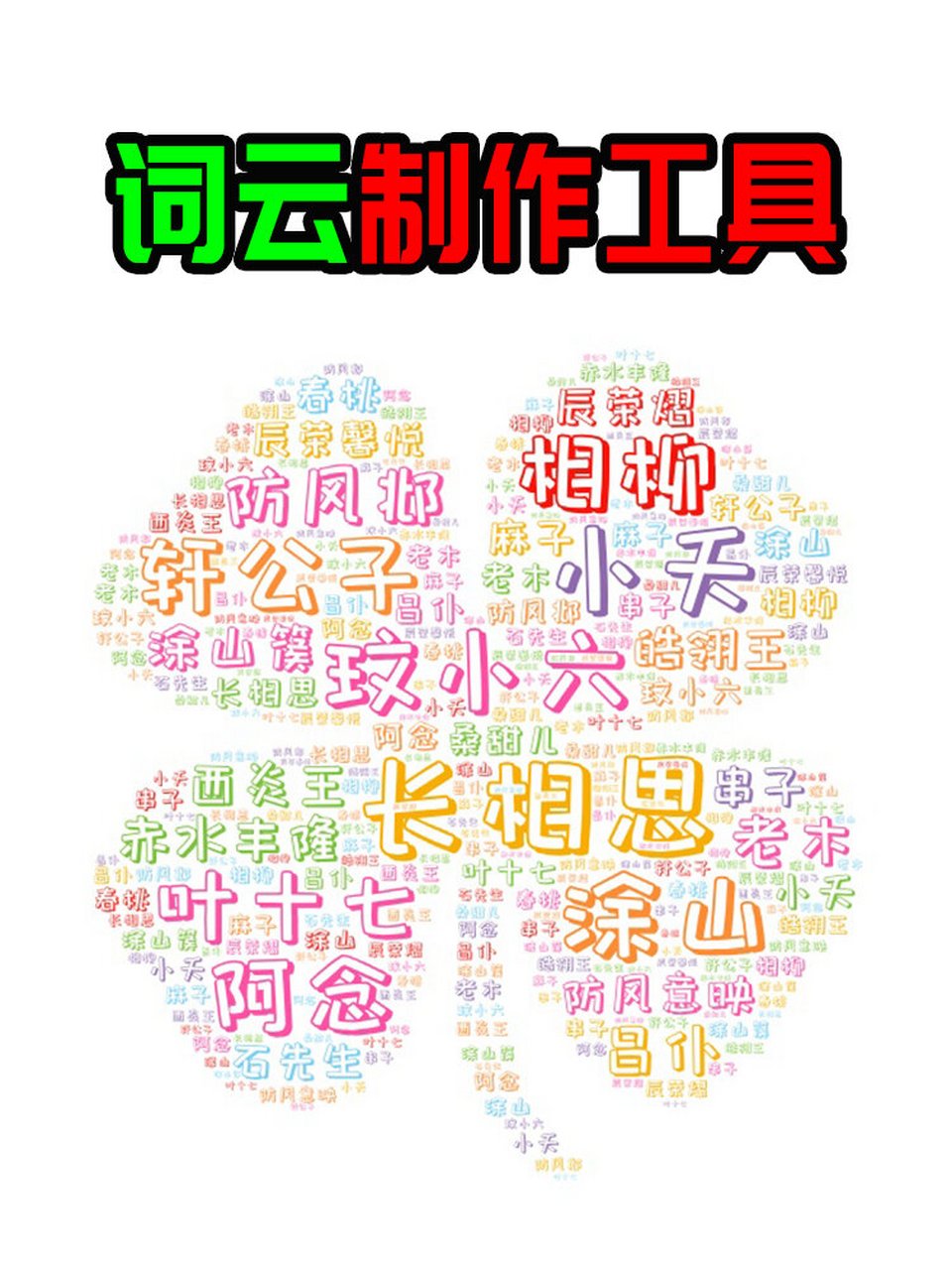 72157215一键生成热词云海报 93有时候单纯的文字有点无聊