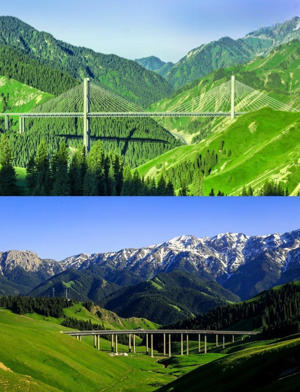 新疆果子沟大桥73一生一定要去的地方99 7815中国最土豪的