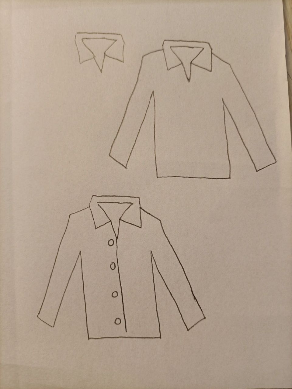 简笔画(291)衬衫 坚持加油^0^~!